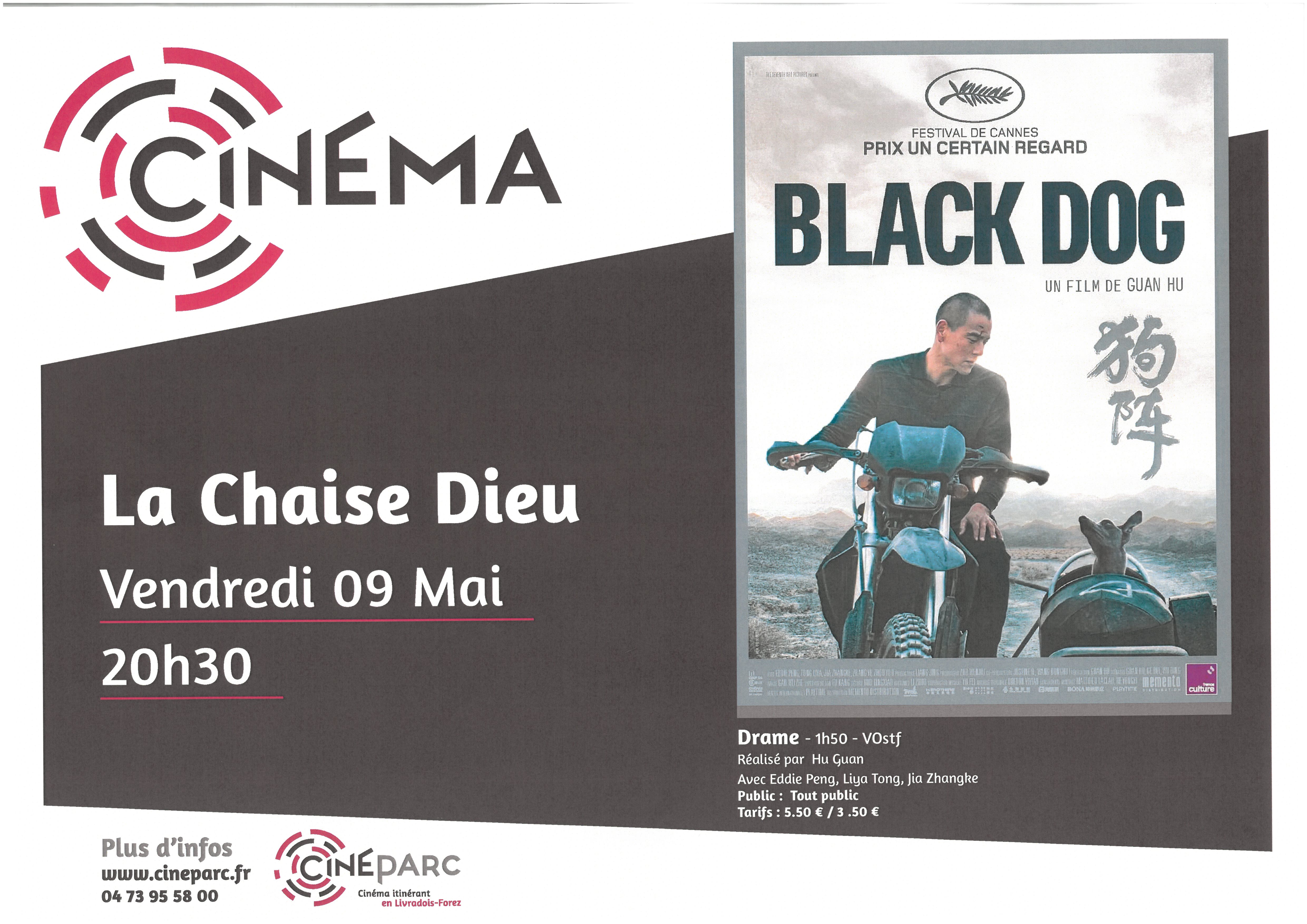 Séance de cinéma : «bLACK dOG» (VOstf)_La Chaise-Dieu