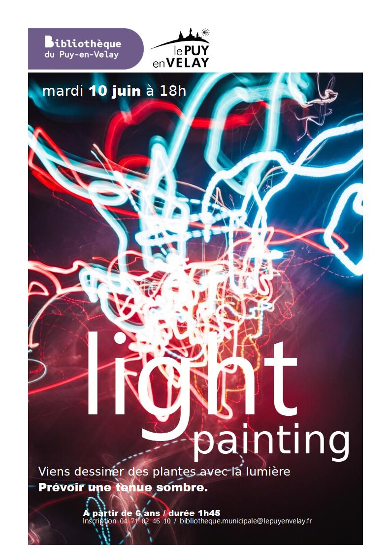 Bibliothèque du Puy : Light Painting_Le Puy-en-Velay