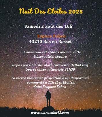 Nuit des étoiles_Bas-en-Basset Nuit des étoiles_Bas-en-Basset