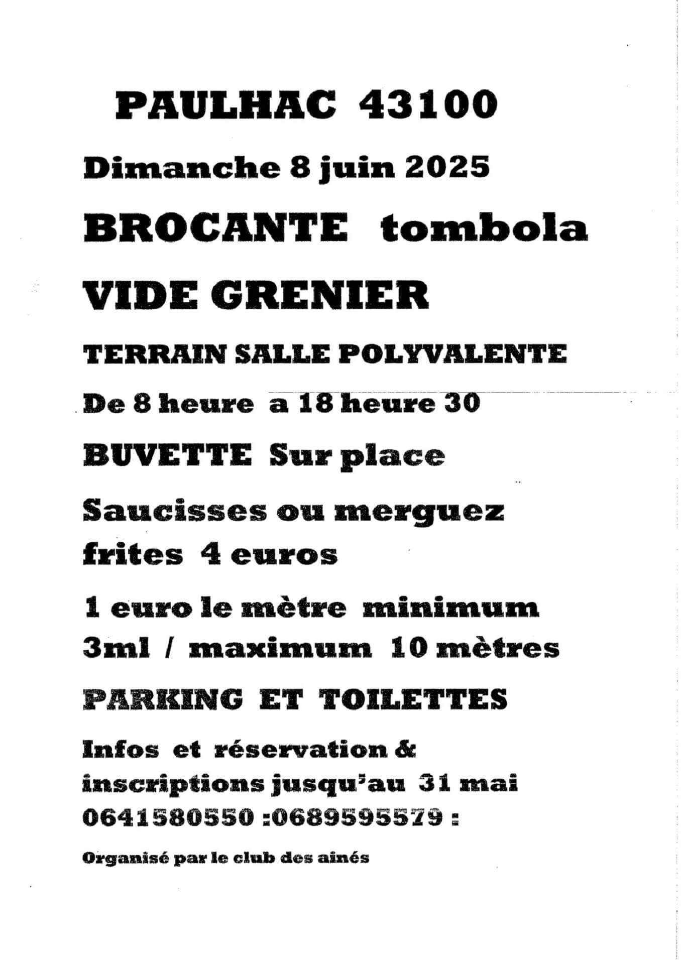 Brocante - Vide Greniers_Paulhac