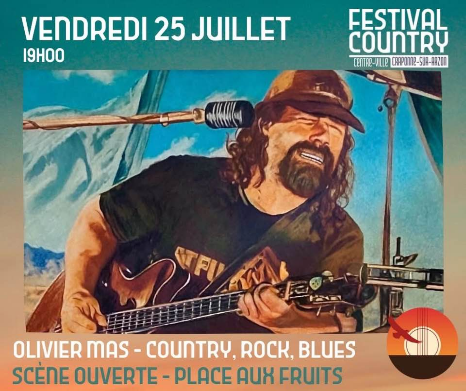 EVE_Olivier Mas - musique country_Craponne-sur-Arzon
