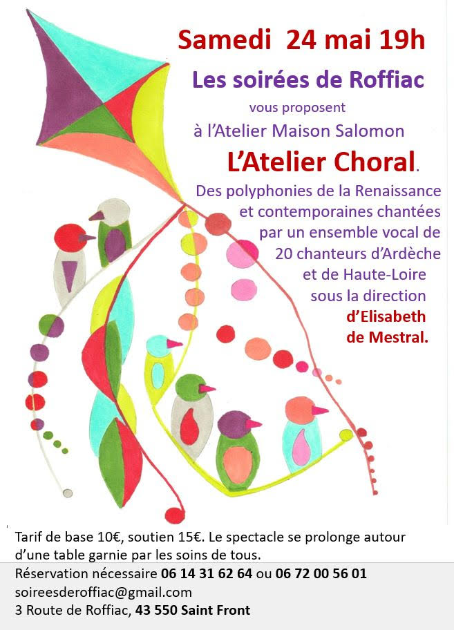 Soirées de Roffiac : Atelier Choral du Chambon /Lignon_Saint-Front