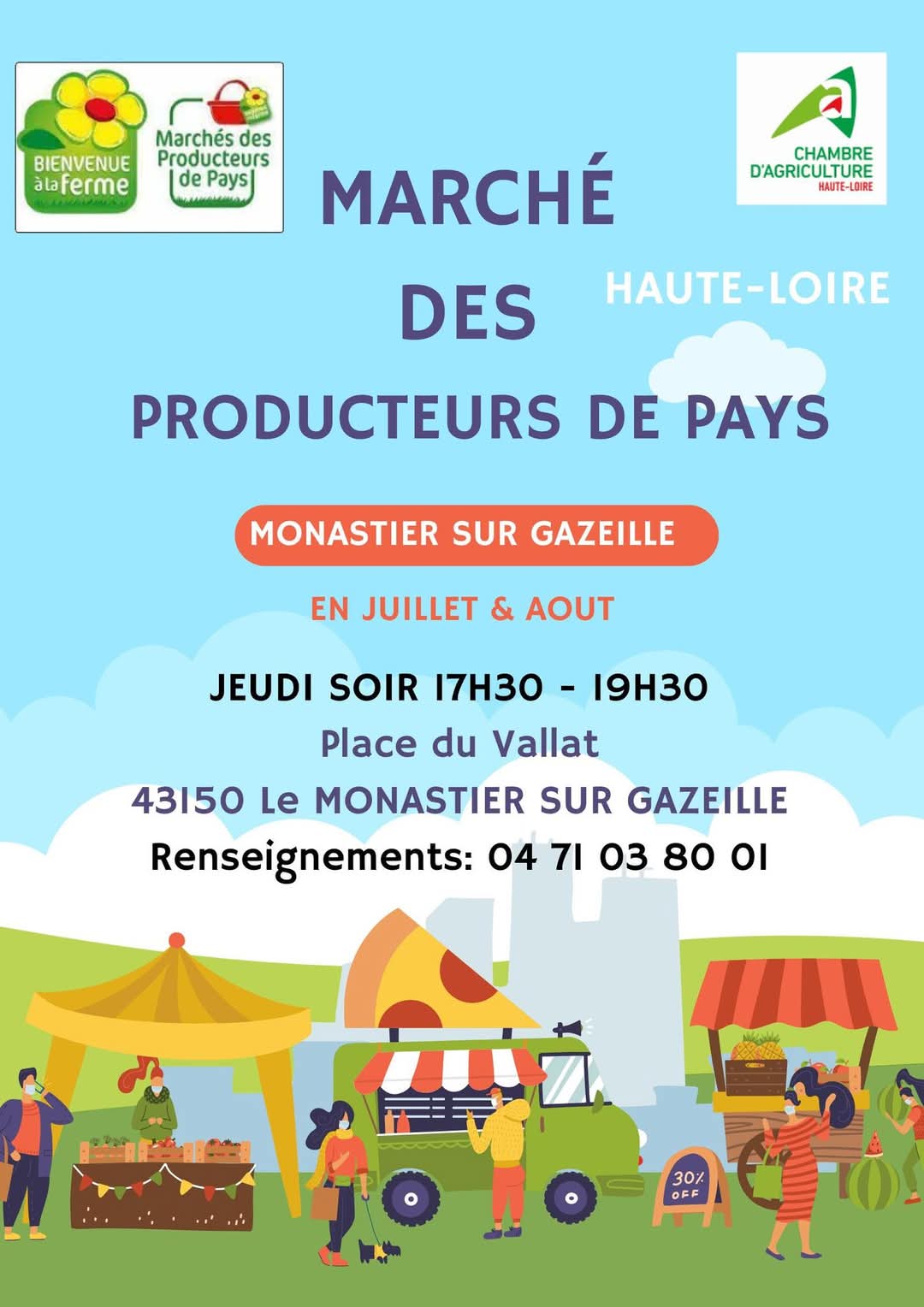 Marché de Producteurs de Pays_Le Monastier-sur-Gazeille