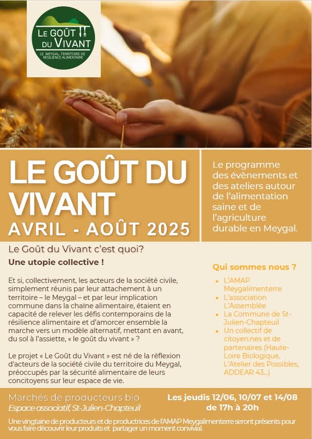 Le goût du vivant en Meygal_Saint-Julien-Chapteuil