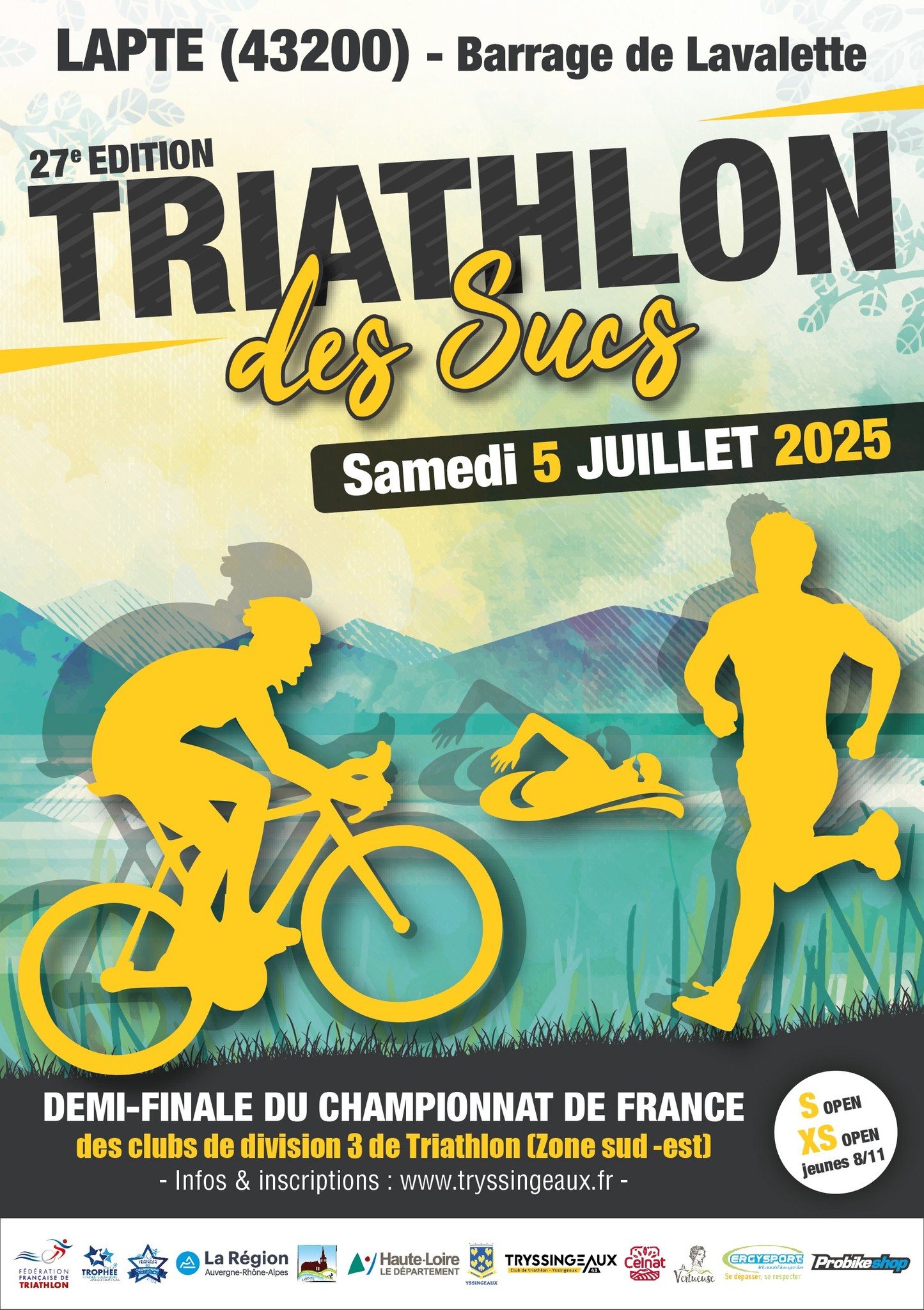 Triathlon des Sucs - 27ème édition_Lapte