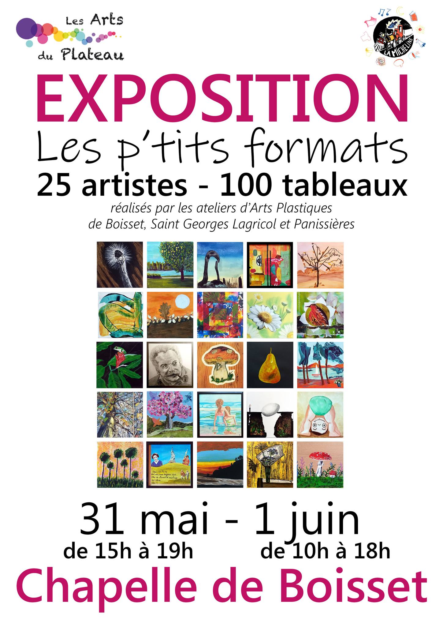 Expo "Les p'tits formats"_Boisset