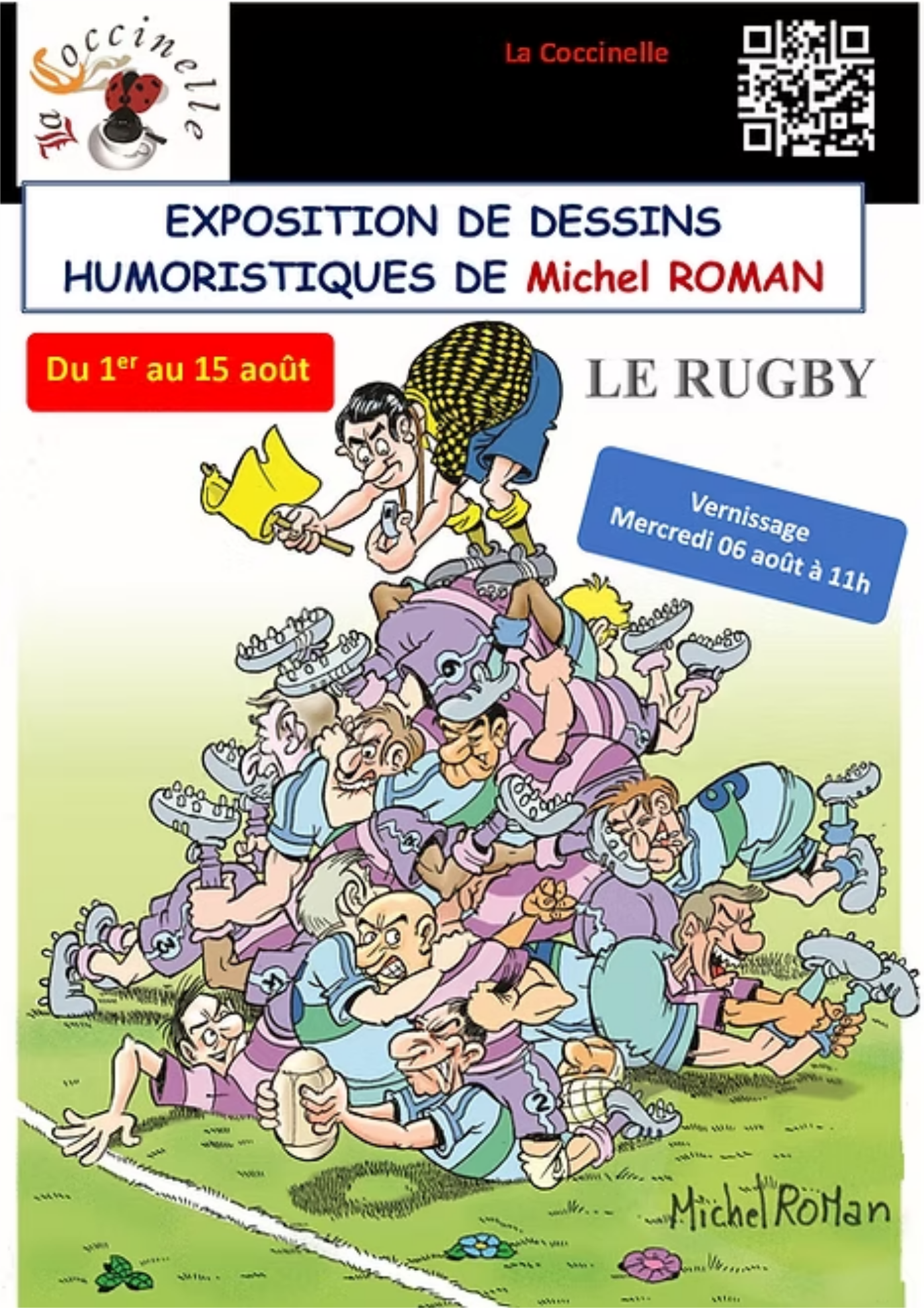 EVE_Exposition de dessins humoristiques de Michel Roman_Allègre