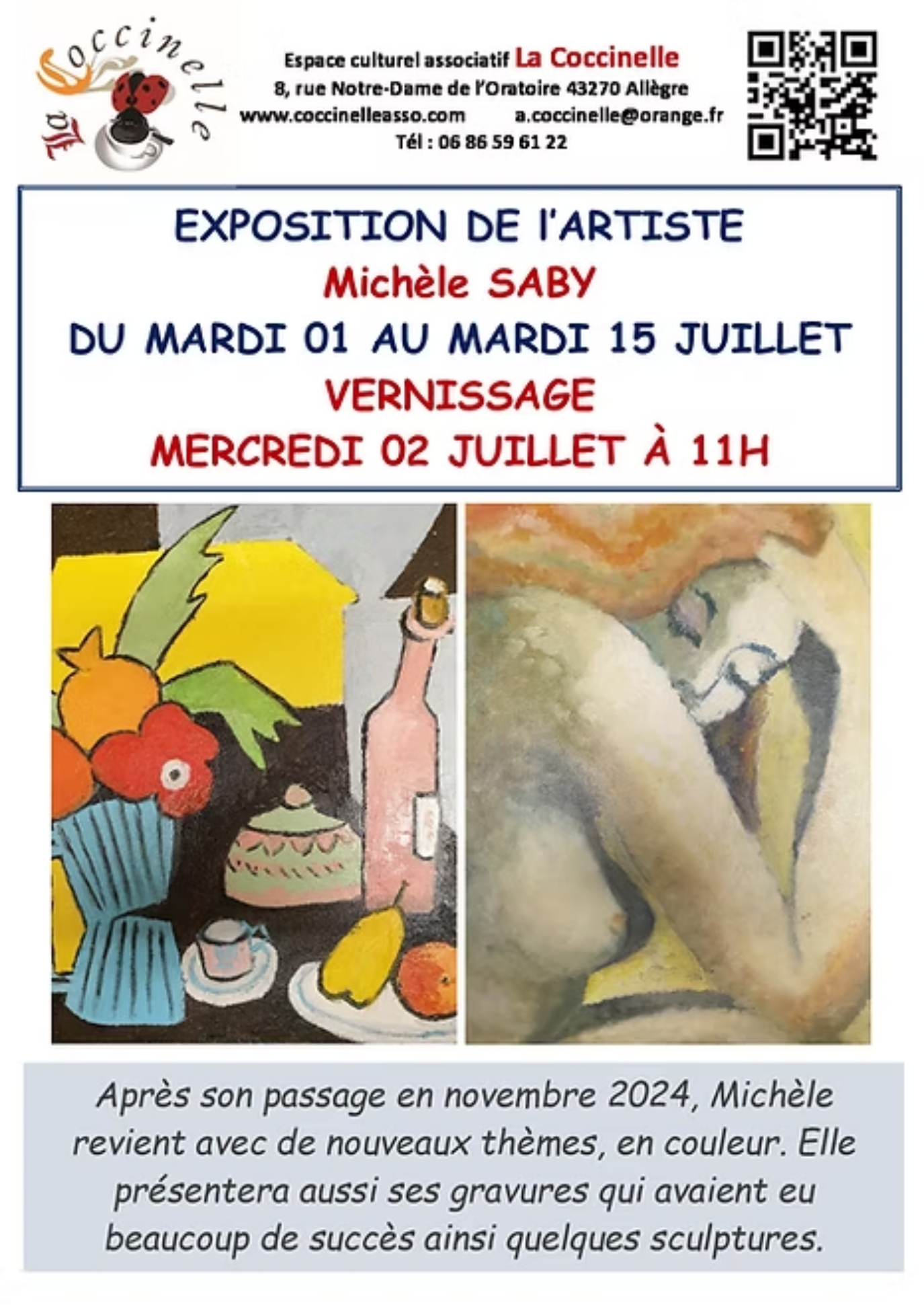 EVE_Exposition Michèle Saby_Allègre