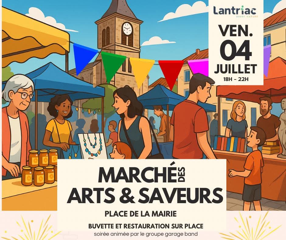 Marché des arts et des saveurs_Lantriac