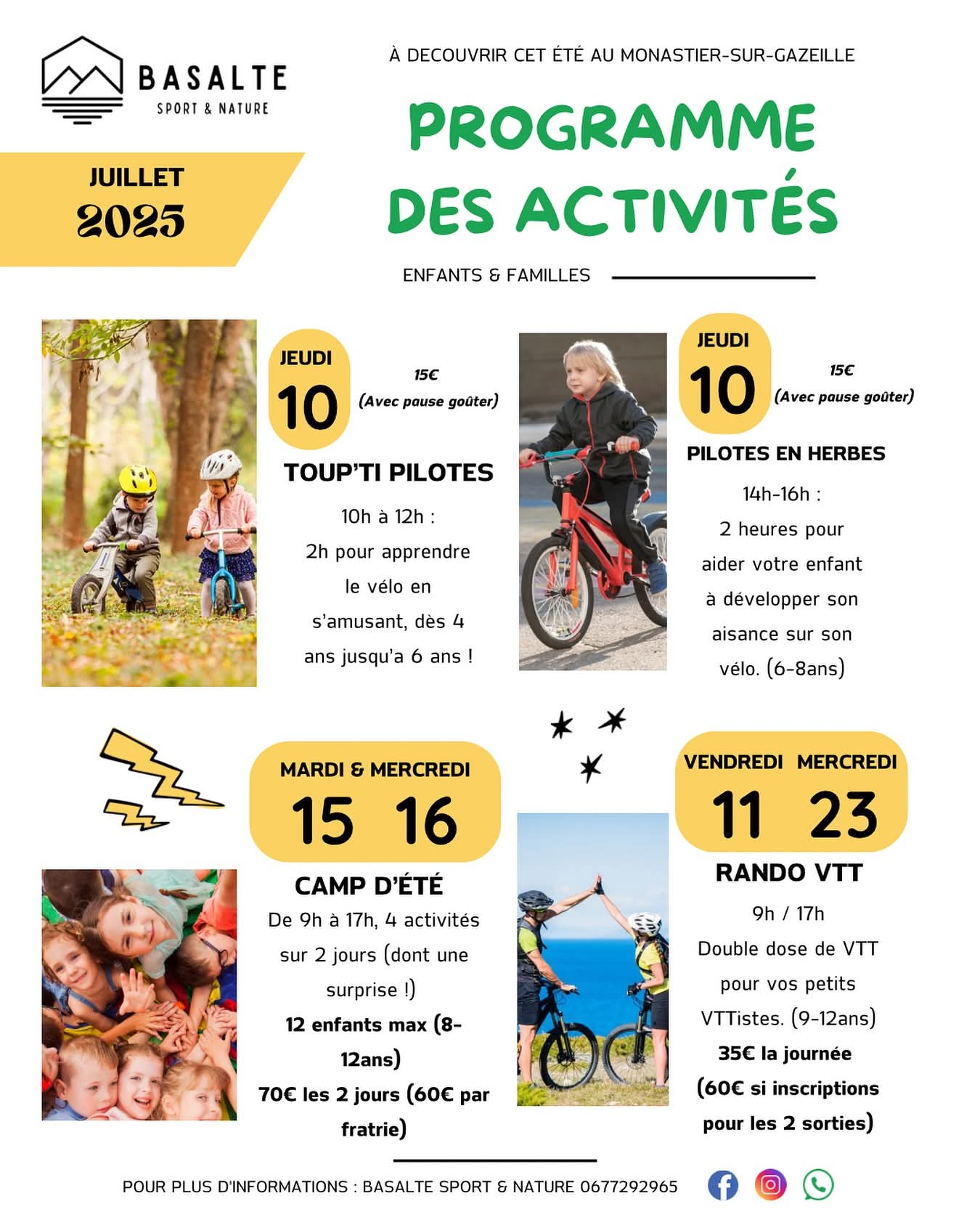 Pilotes en herbe_Le Monastier-sur-Gazeille Pilotes en herbe_Le Monastier-sur-Gazeille