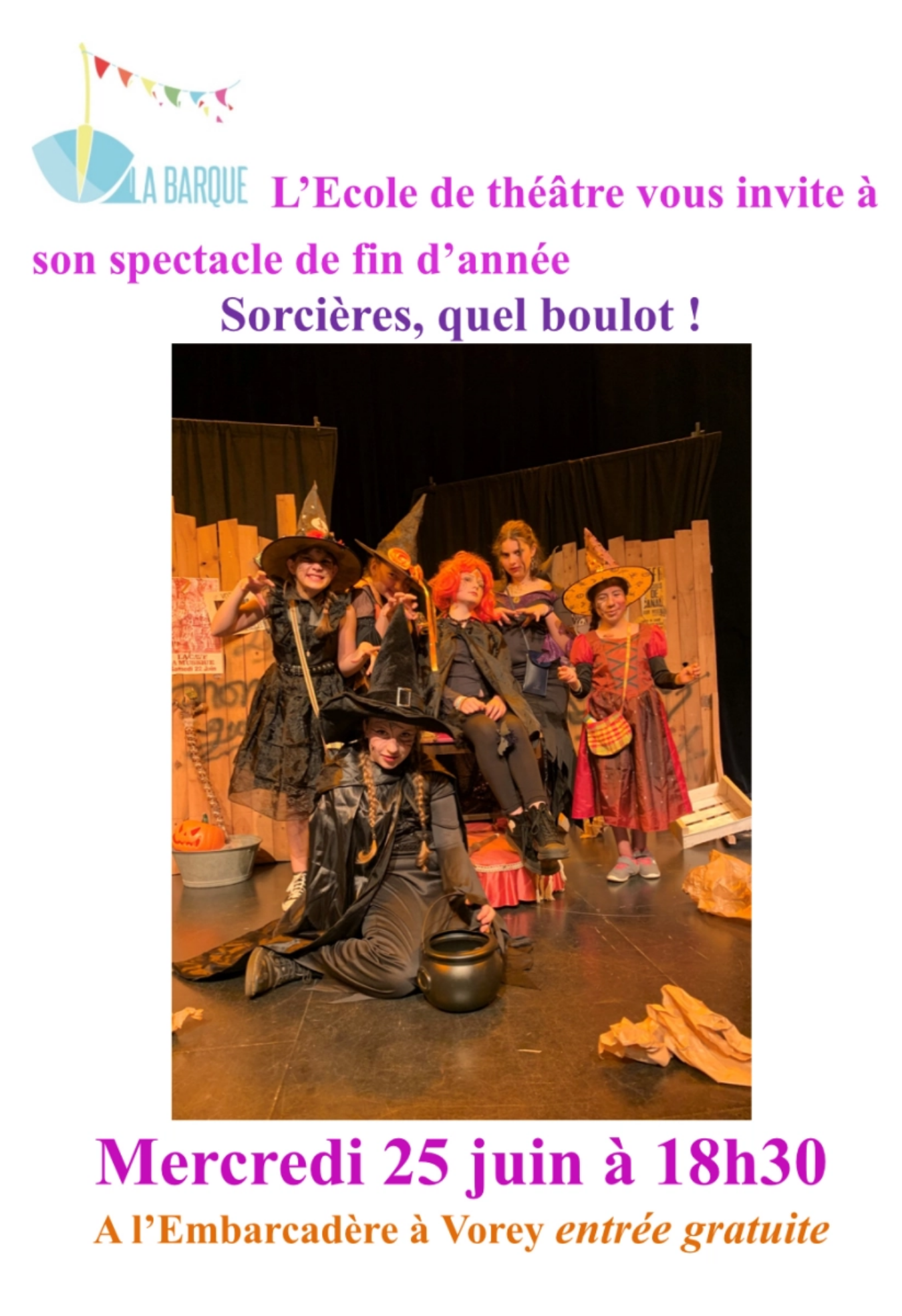 EVE_Théâtre : "Sorcières, quel boulot !"_Vorey