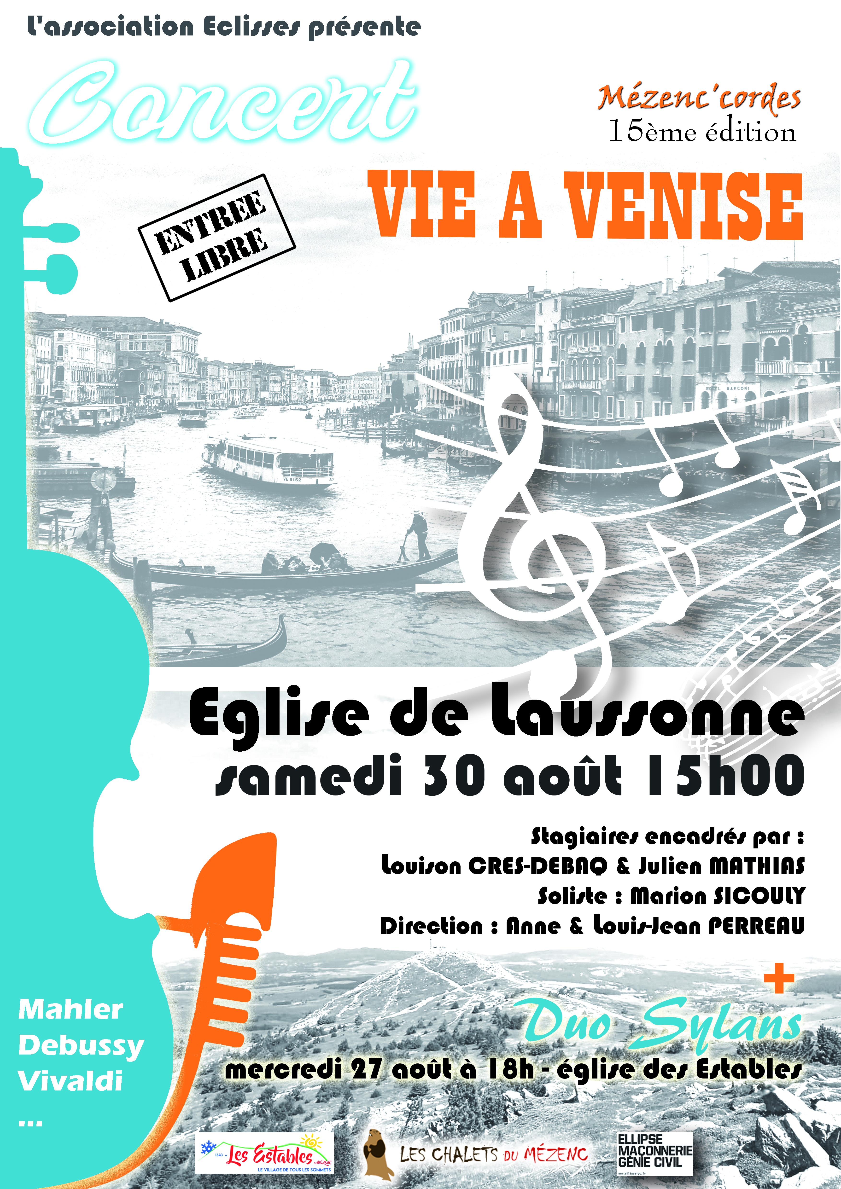 Concert Mézenc'cordes_Les Estables