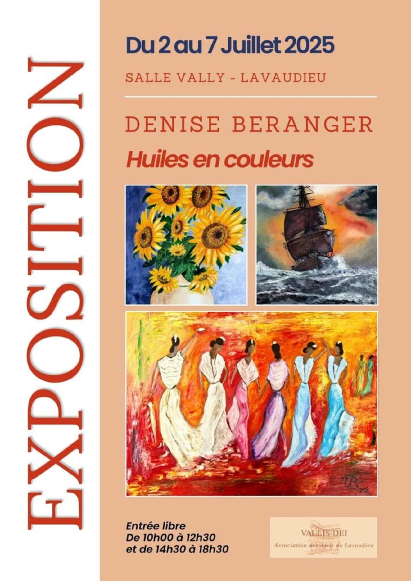 Huiles en couleurs Denise Beranger_Lavaudieu
