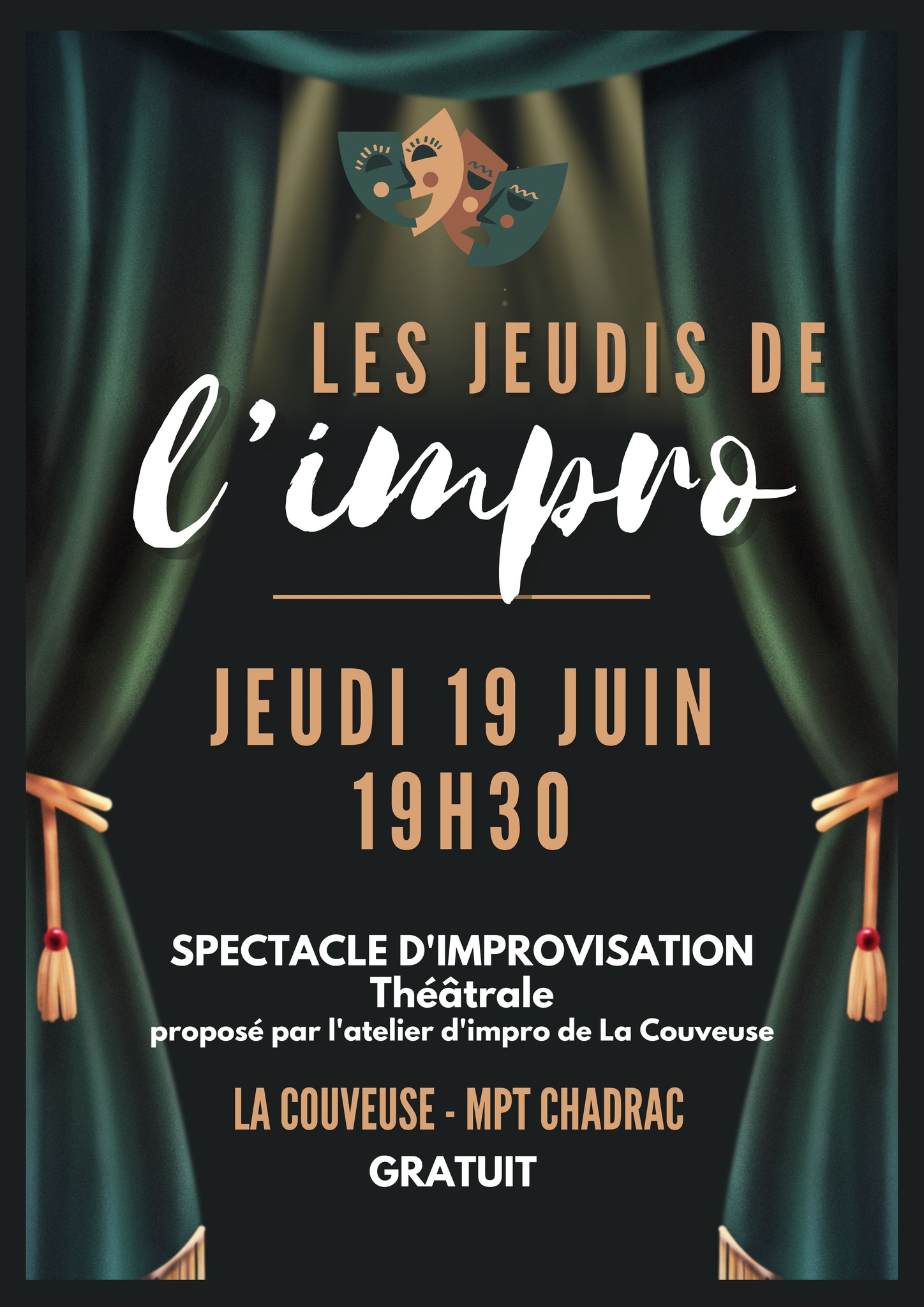 EVE_Spectacle d'improvisation théâtrale_Chadrac