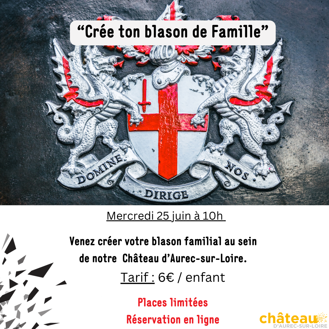 Atelier - Crée ton blason de famille_Aurec-sur-Loire Atelier - Crée ton blason de famille_Aurec-sur-Loire