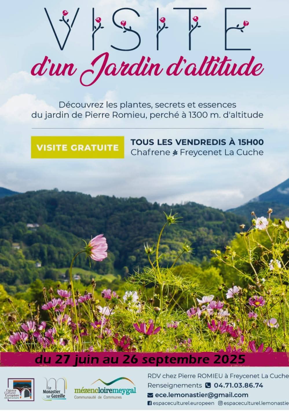 Visite d'un jardin d'altitude_Freycenet-la-Cuche Visite d'un jardin d'altitude_Freycenet-la-Cuche