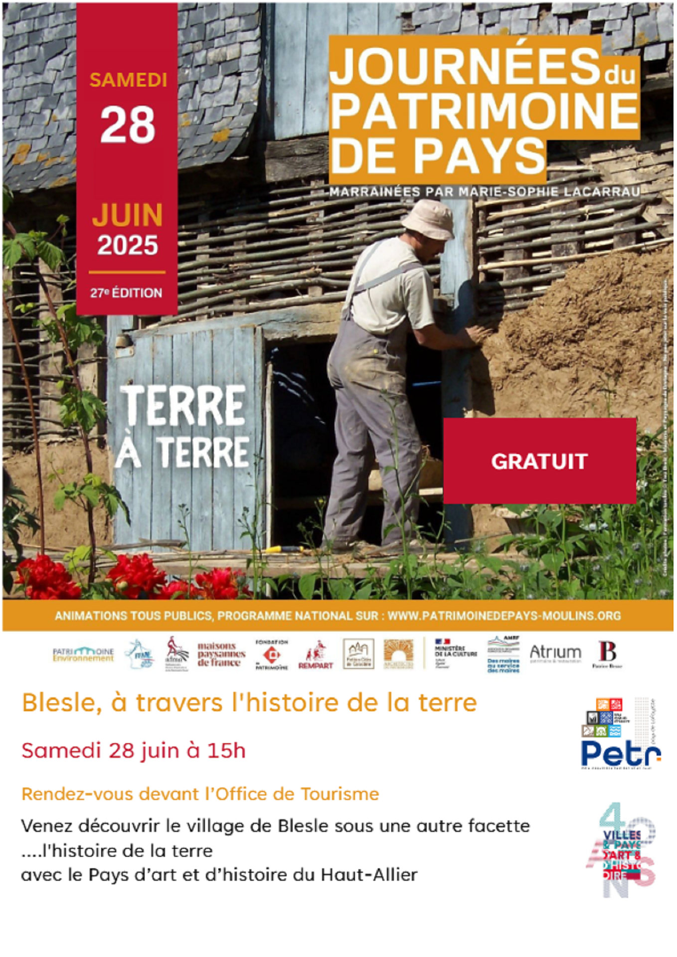 Journées du Patrimoine de Pays : Blesle, à travers l'histoire de la terre_Blesle