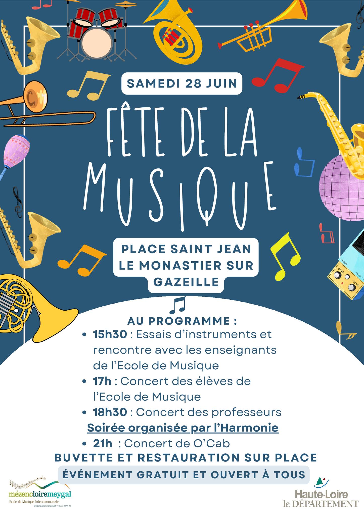 Fête de la Musique_Le Monastier-sur-Gazeille Fête de la Musique_Le Monastier-sur-Gazeille