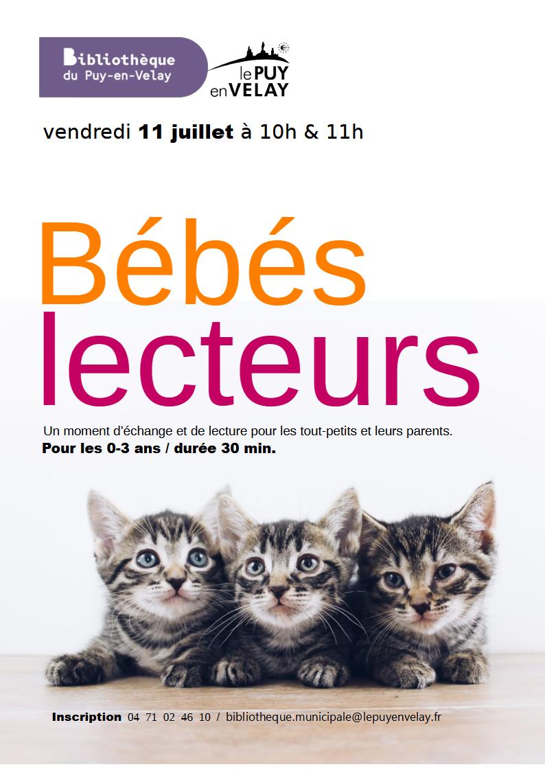Bibliothèque du Puy : Bébés lecteurs_Le Puy-en-Velay