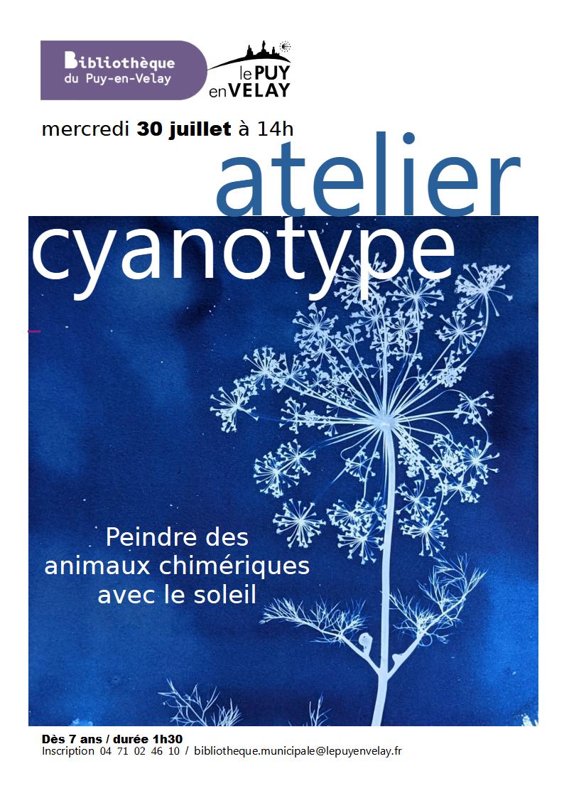 Bibliothèque du Puy : Atelier cyanotype_Le Puy-en-Velay Bibliothèque du Puy : Atelier cyanotype_Le Puy-en-Velay