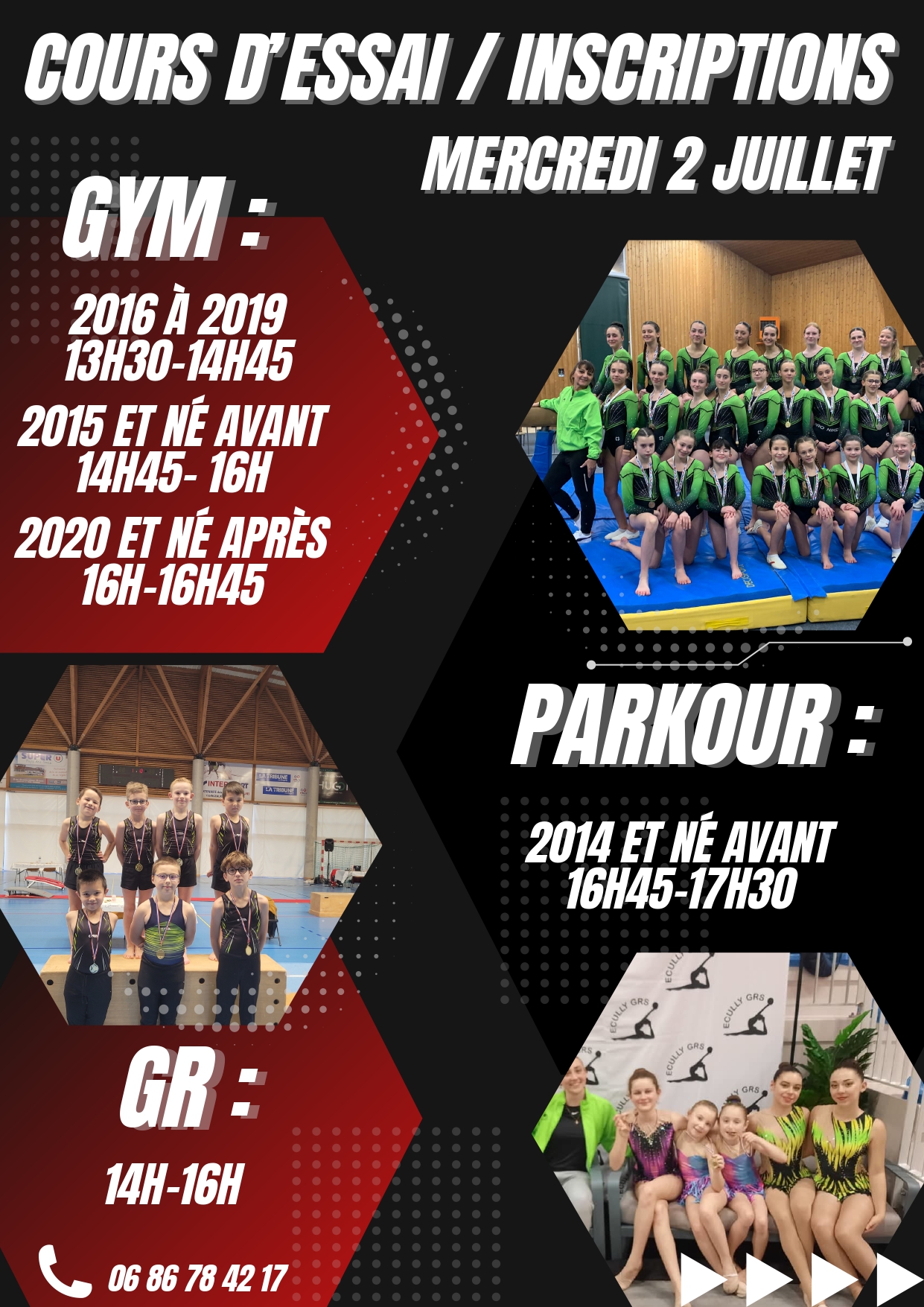 Cours d'essai et inscriptions GYM GR PARKOUR_Monistrol-sur-Loire Cours d'essai et inscriptions GYM GR PARKOUR_Monistrol-sur-Loire