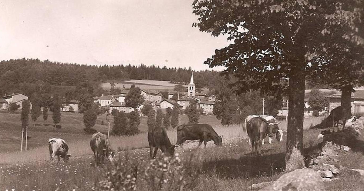 EVE_Villge de Connangles-photo village antan