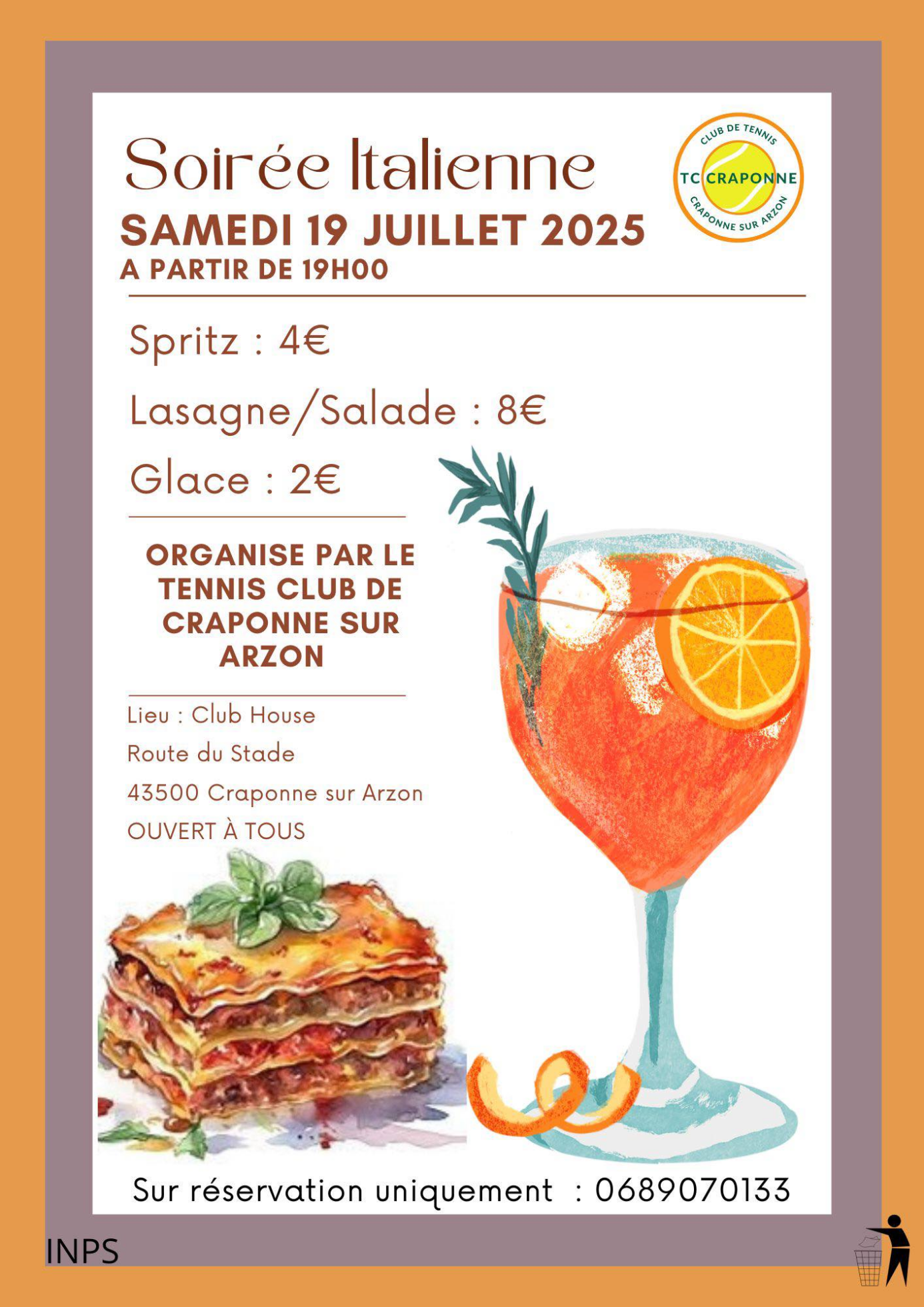 EVE_Soirée Italienne_Craponne-sur-Arzon
