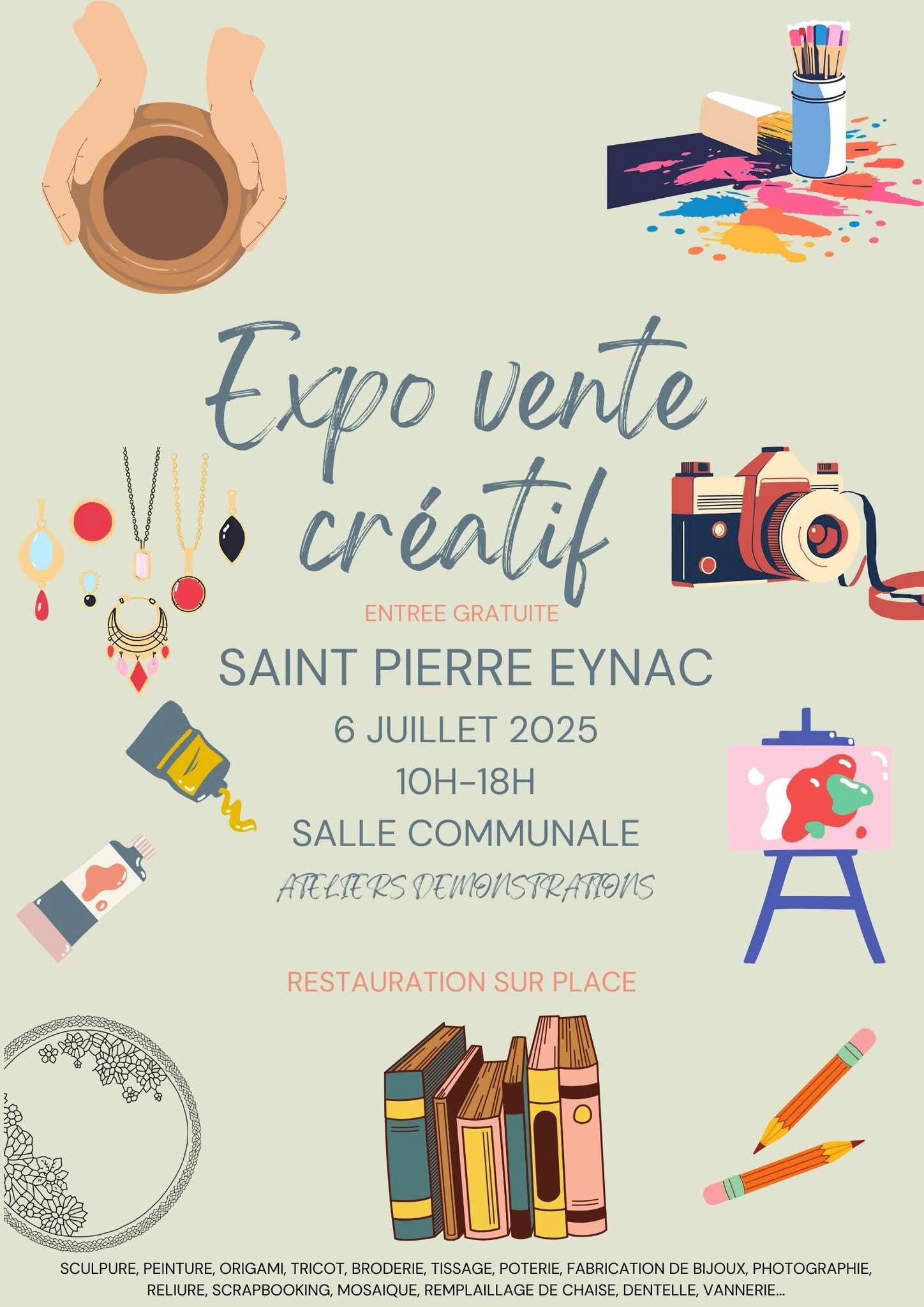 Expo/ Vente Créatif_Saint-Pierre-Eynac