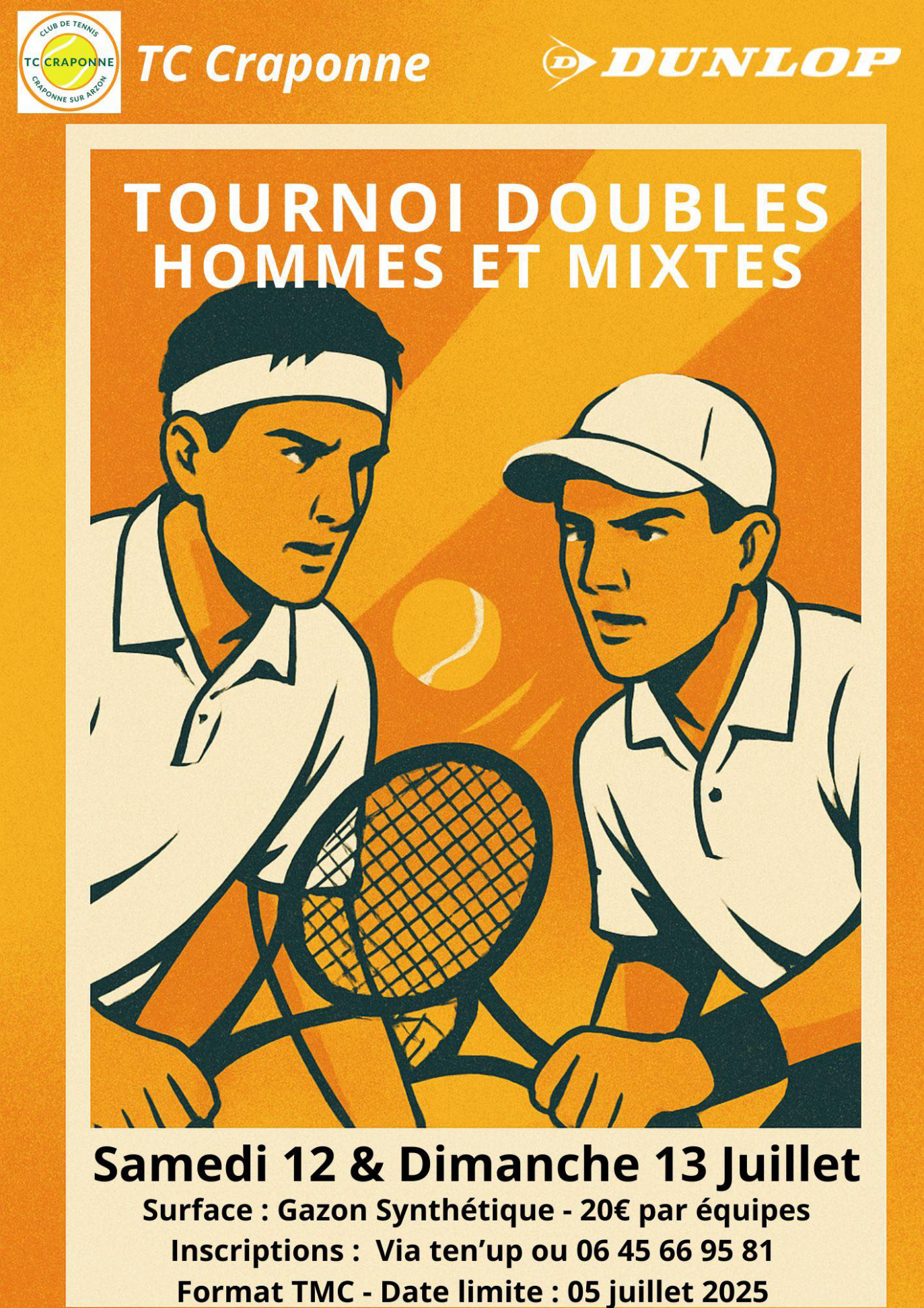 EVE_Tournoi de tennis - doubles hommes et ixtes_Craponne-sur-Arzon
