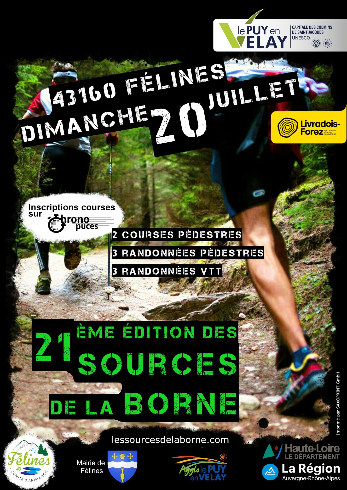 EVE-Les Sources de la Borne - 21ème édition_Félines-Affiche