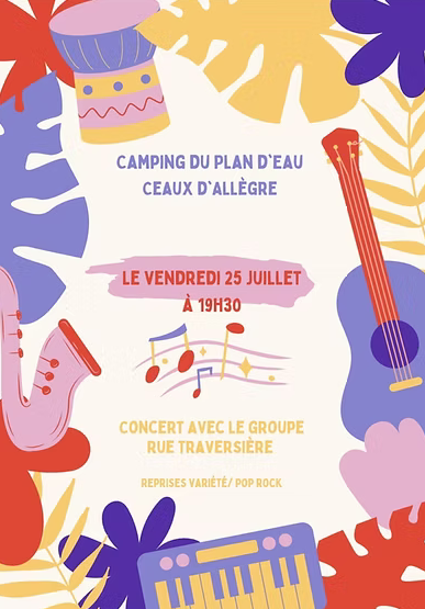 Concert du groupe Rue Traversière_Céaux-d'Allègre