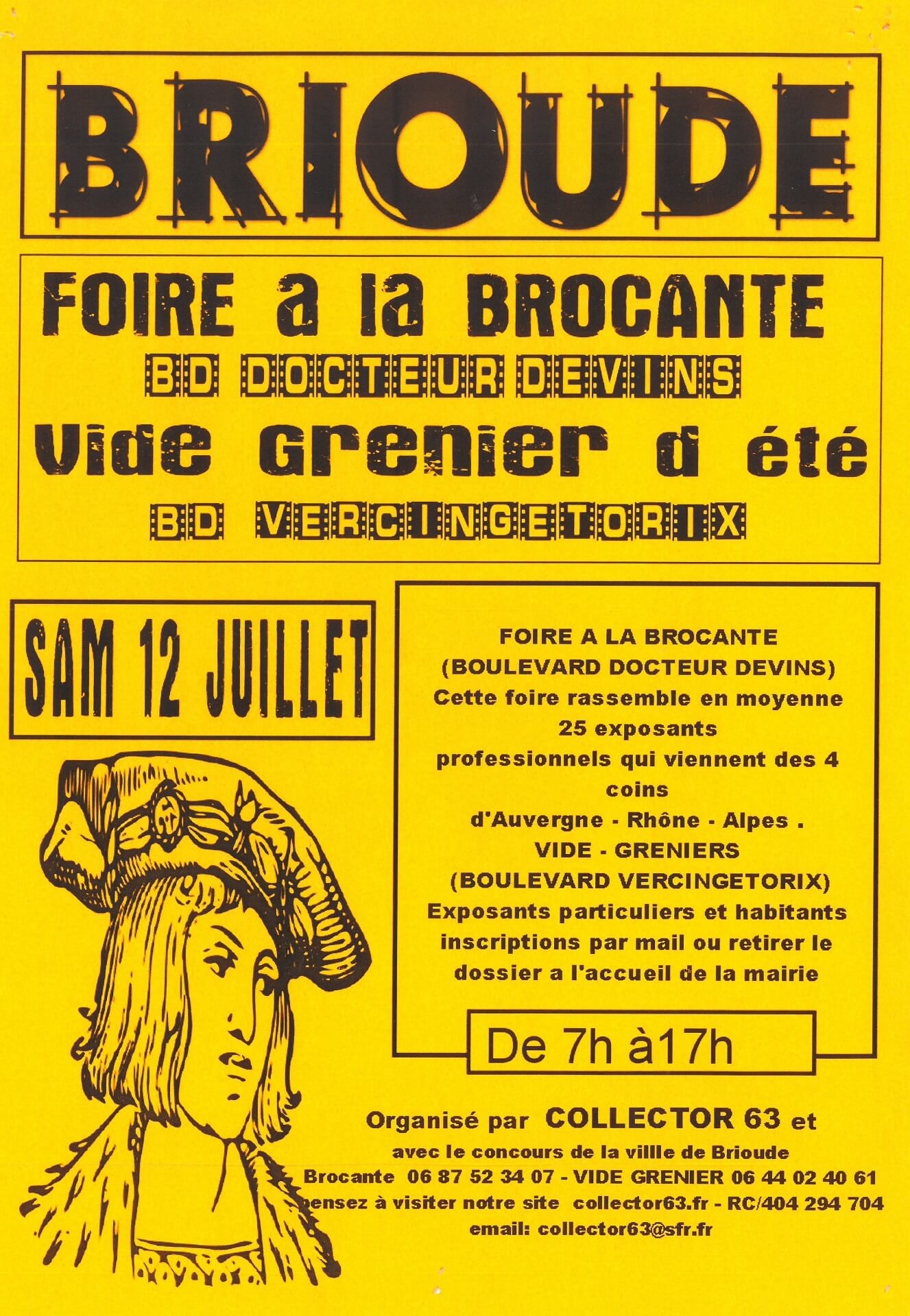 Brocante et vide greniers d'été_Brioude
