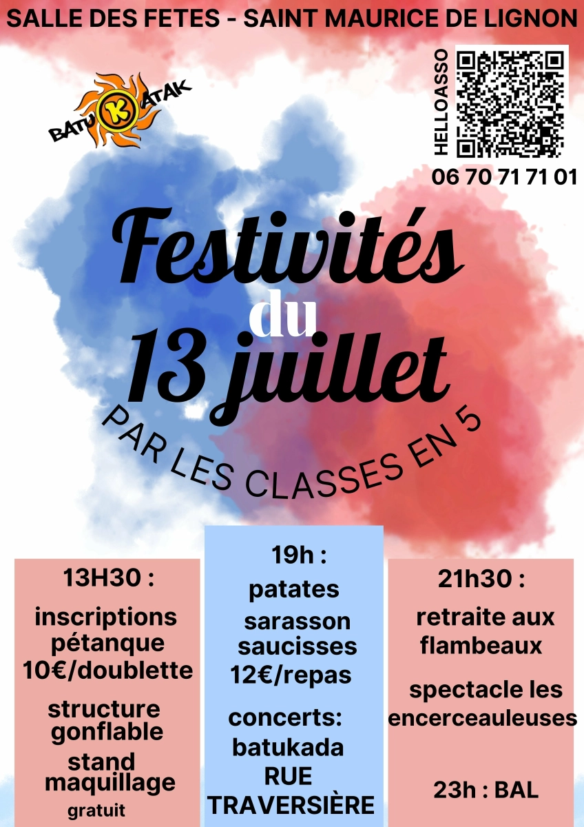 Festivités du 13 Juillet_Saint-Maurice-de-Lignon