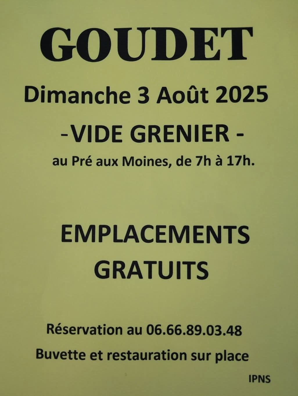 Vide grenier_Goudet