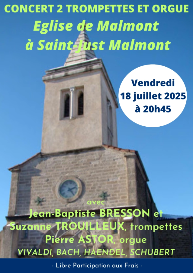 Concert de musique classique_Saint-Just-Malmont