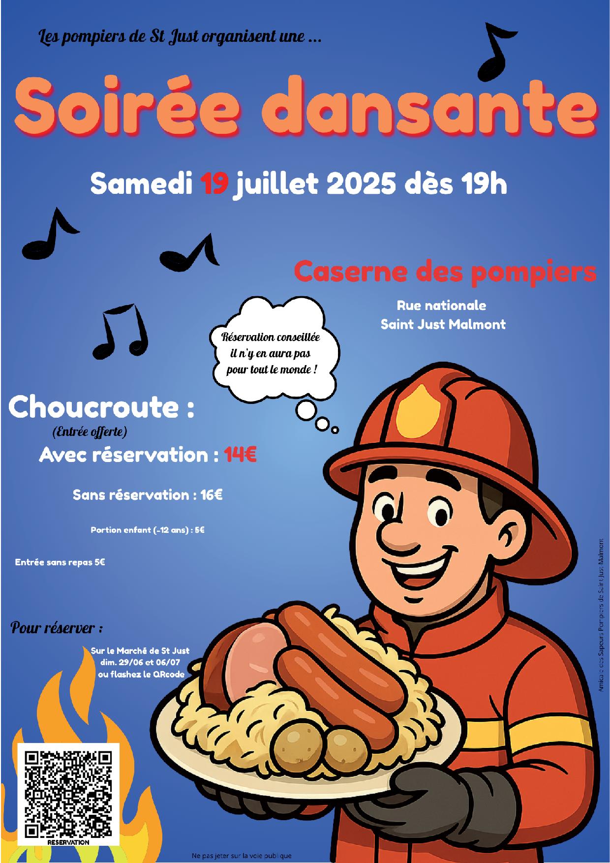 Soirée dansante des Sapeurs-Pompiers_Saint-Just-Malmont Soirée dansante des Sapeurs-Pompiers_Saint-Just-Malmont