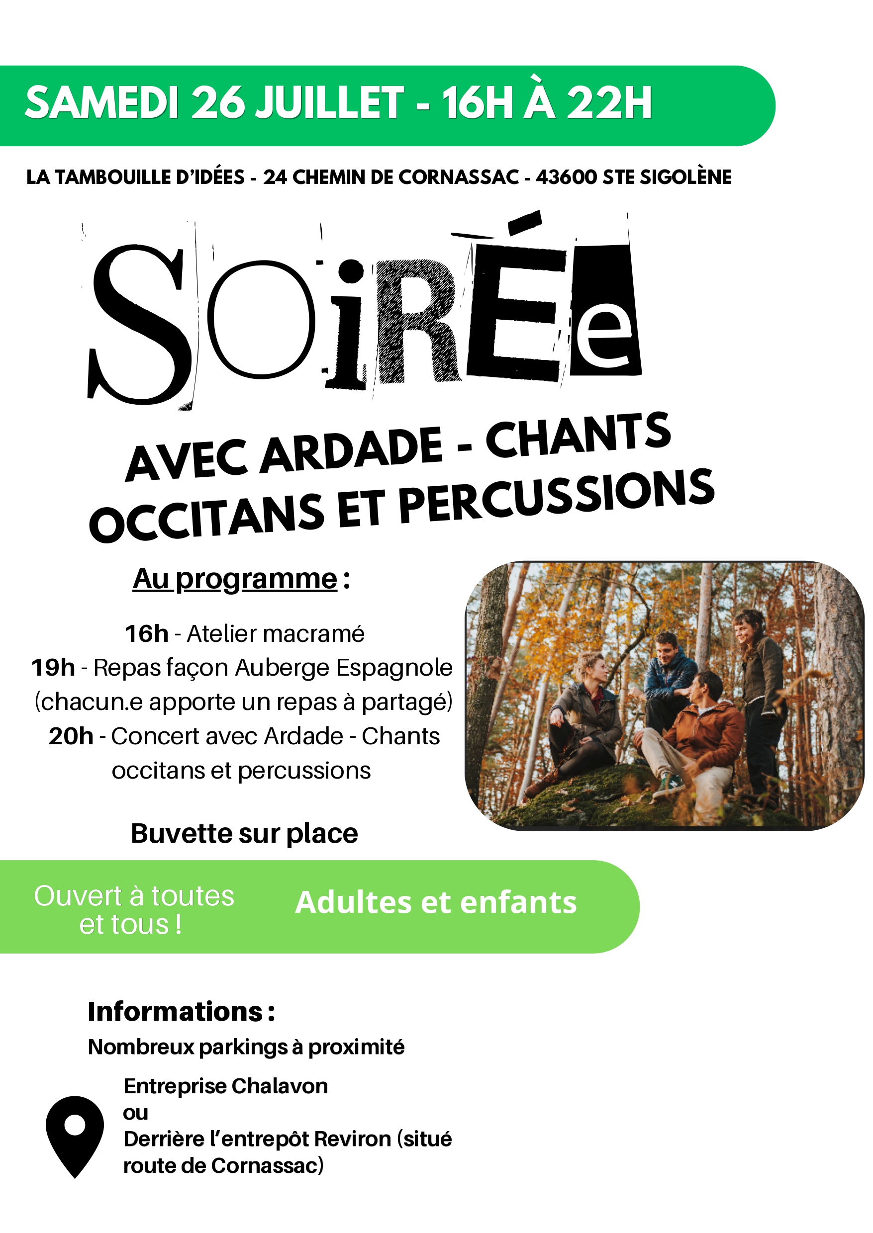 Soirée chants occitans_Sainte-Sigolène