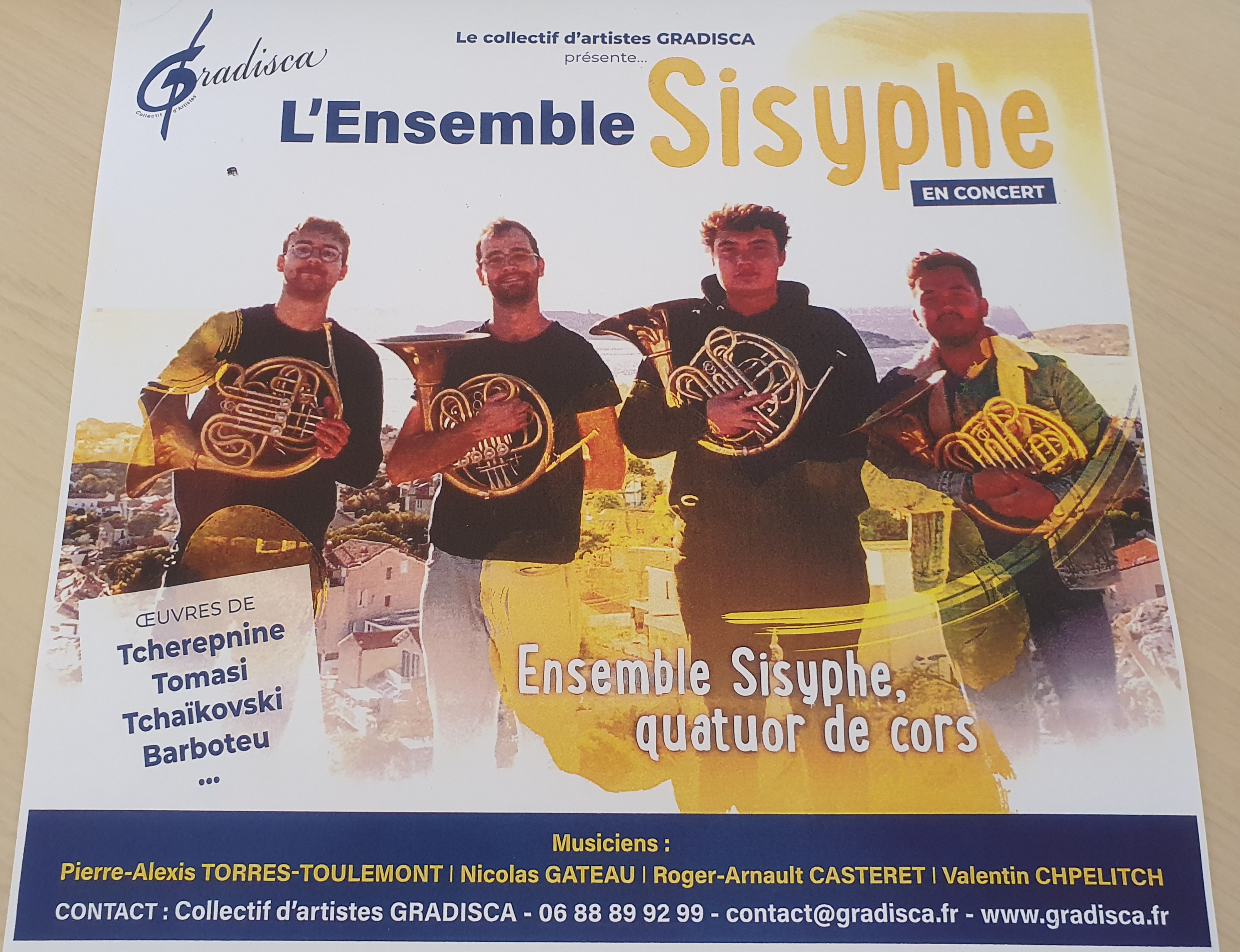 Concert de l'ensemble Sisyphe_Le Monastier-sur-Gazeille