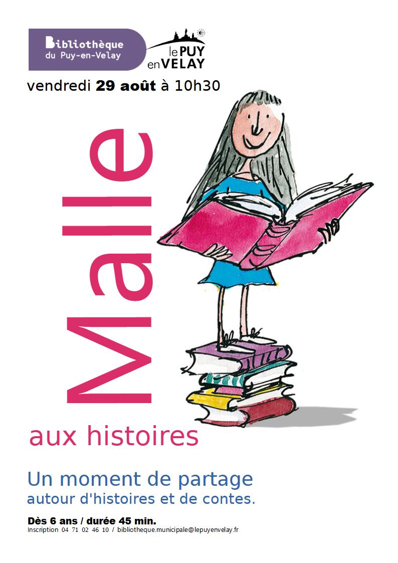 Bibliothèque du Puy : Malle aux histoires_Le Puy-en-Velay