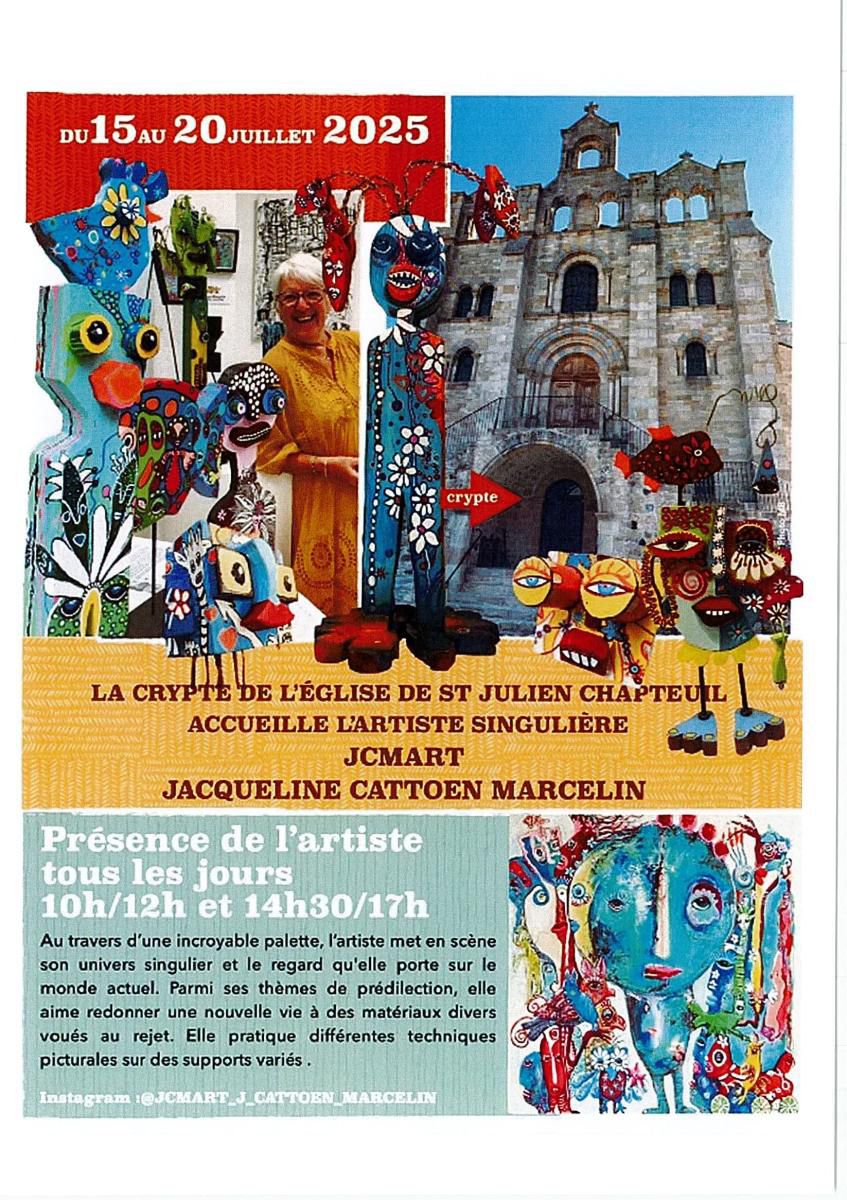 Exposition sculpture et peinture_Saint-Julien-Chapteuil