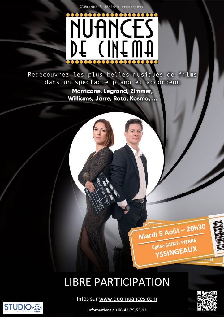 Concert « Nuances de cinéma »_Yssingeaux
