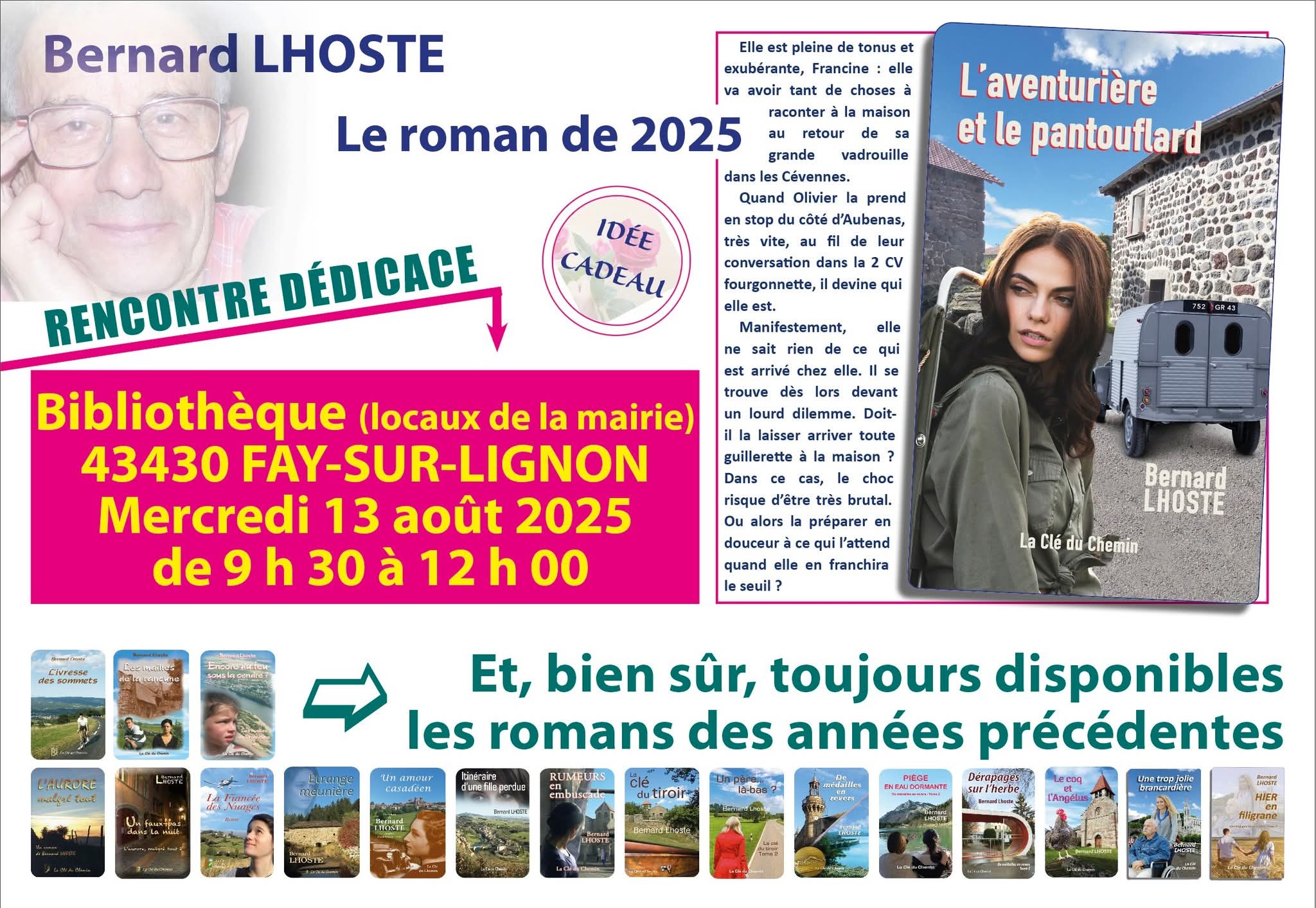 Rencontre d'auteur_Fay-sur-Lignon