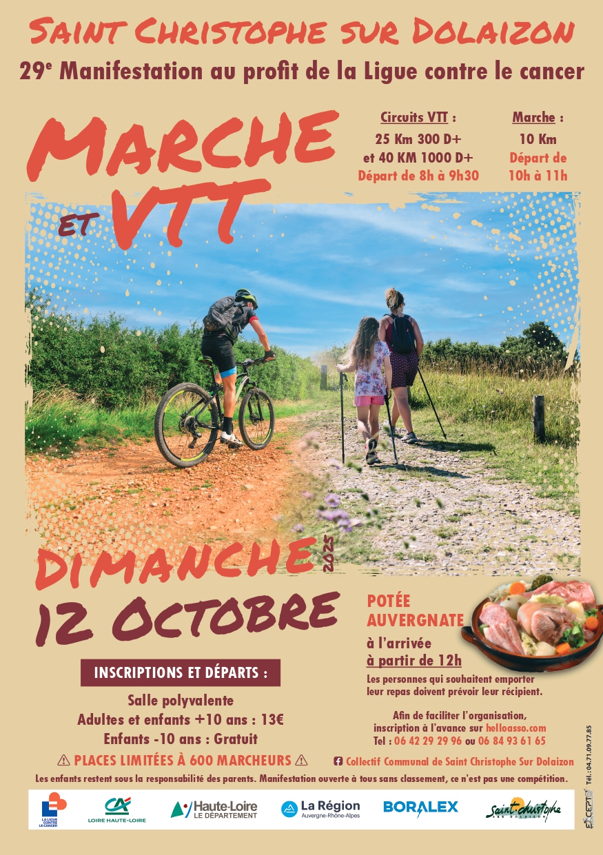 Journée marche et VTT_Saint-Christophe-sur-Dolaison