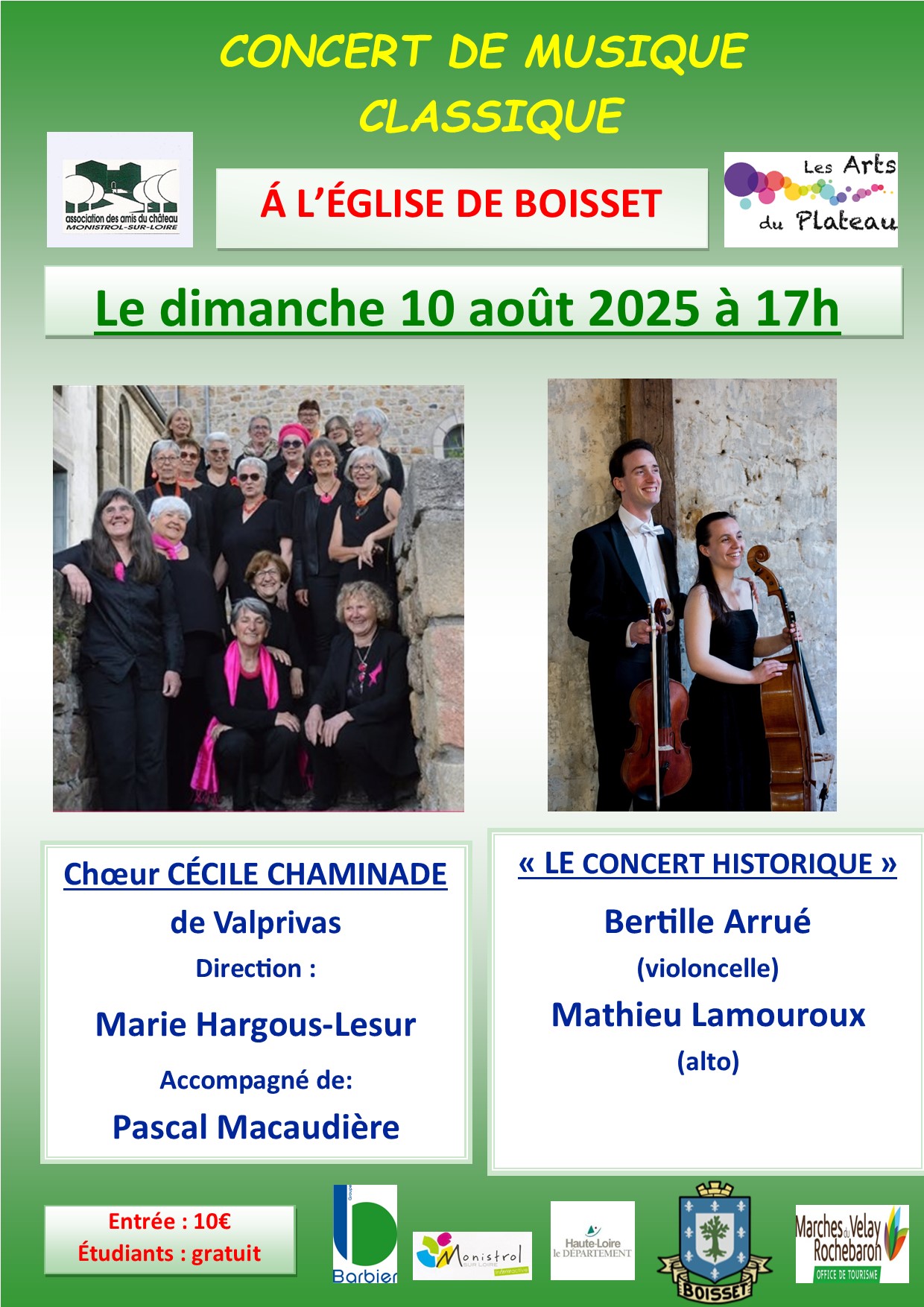 Concert de musique classique_Boisset