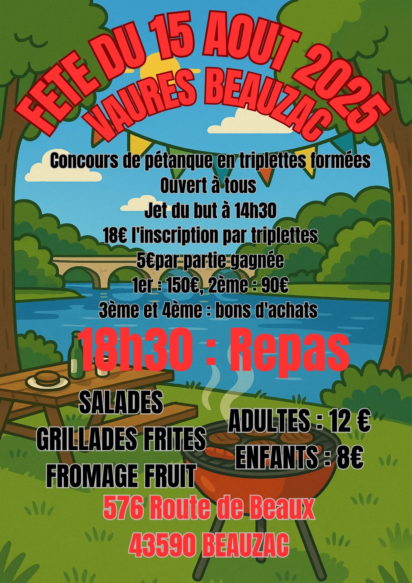 Fête du 15 Août Vaures_Beauzac