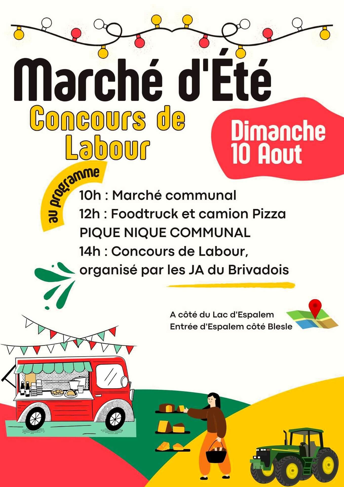Marché d'été et concours de labour_Espalem