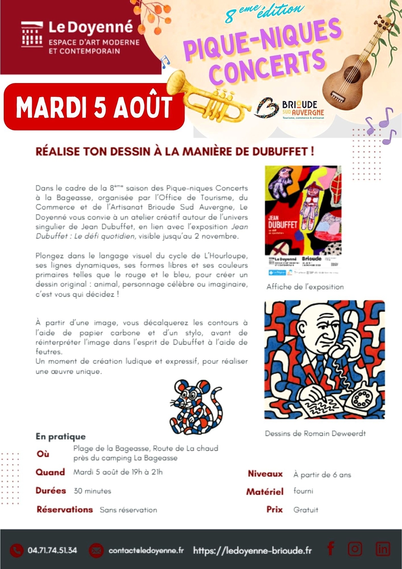 Réalise ton dessin à la manière de Dubuffet_Brioude