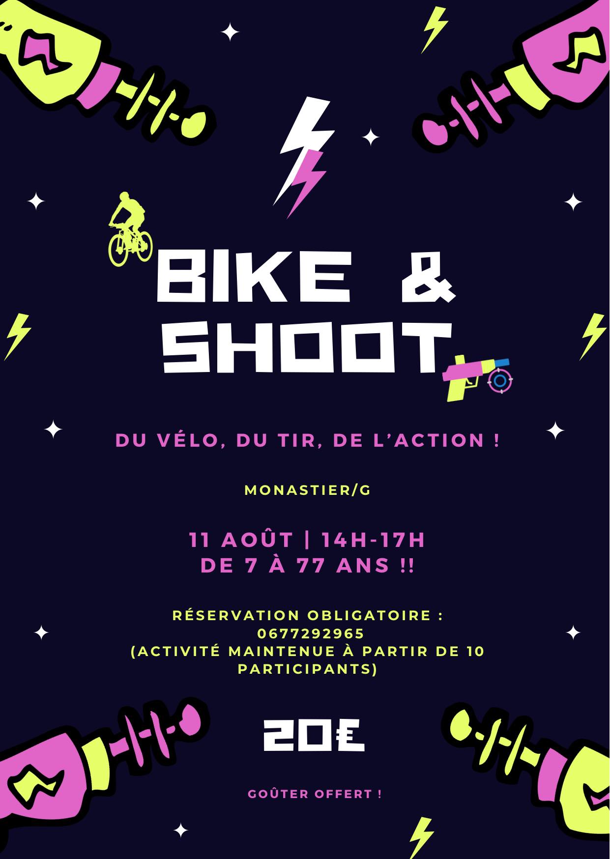 Bike & Shoot: vélo, tir, et action !_Le Monastier-sur-Gazeille Bike & Shoot: vélo, tir, et action !_Le Monastier-sur-Gazeille