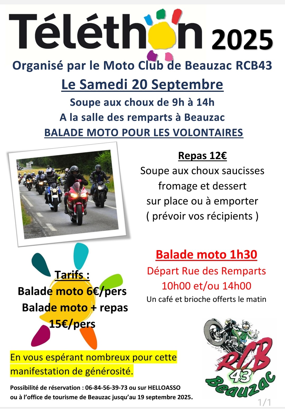 Téléthon soupe aux choux RCB43_Beauzac