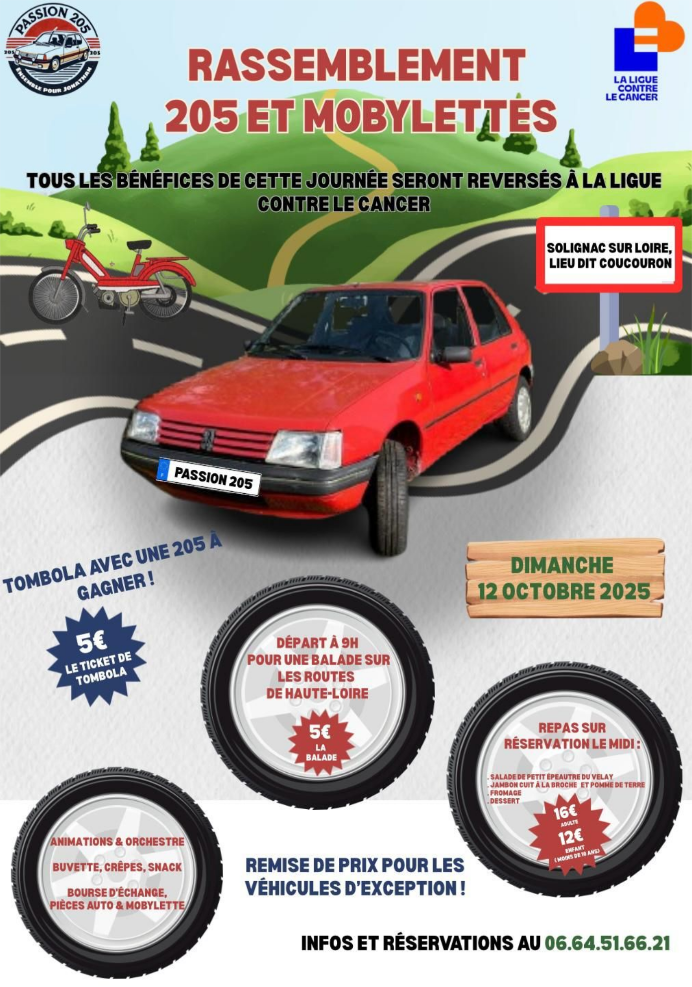 EVE_Rassemblement 205 et mobylettes_Solignac-sur-Loire